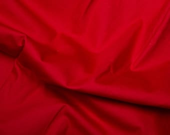 Rose & Hubble Plain 100% Cotton Poplin Fabric Sold By The Metre ( SCARLET )