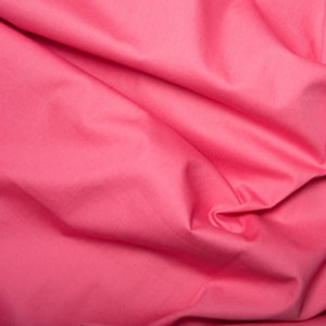 Rose & Hubble Plain 100% Cotton Poplin Fabric Sold By The Metre ( BLUSH )