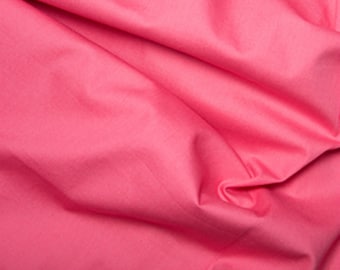 Rose & Hubble Plain 100% Cotton Poplin Fabric Sold By The Metre ( BLUSH )