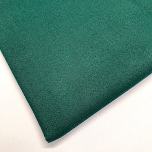 100% Pure Cotton Bottle Green Solid Plain Coloured Craft Fabric 150cm wide