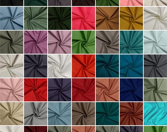 Heavy Weight 100% Cotton Superior Fabric Solid Colours Soft & Flows Well 220 gsm