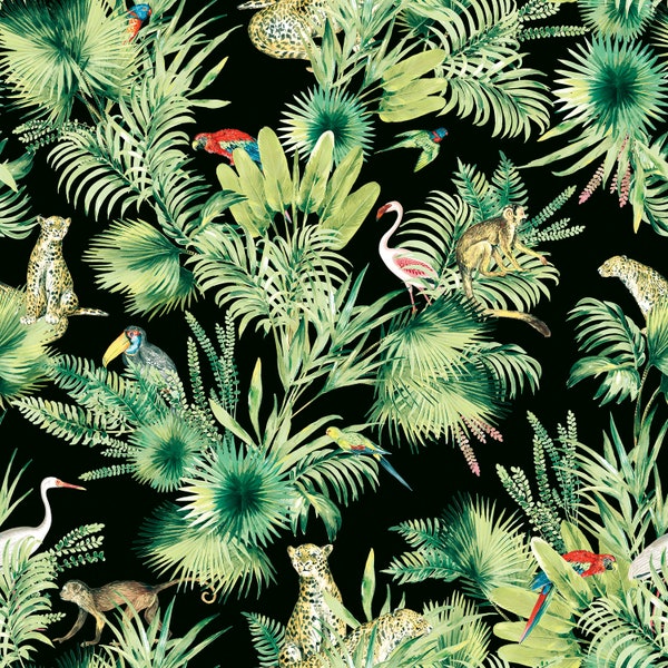 Tropical Curtains - Etsy UK
