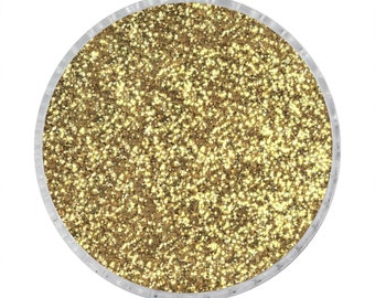 50 Classic Colours Fine Glitter Dust Nails Art Face Body Eye Shadow Craft Paint (Light Gold - B0210)