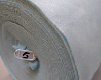 Felt Craft Fabric A Variety of Over 100 Colours Sold per metre 44" - 112cm Wide ( Pale Blue– Colour 5 )