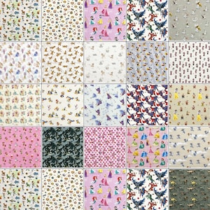 Disney Fabric 100% Cotton Characters Princess Winnie Toy Story Heros 140cm Wide