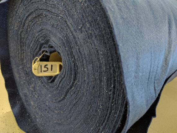 Tessuto in feltro acrilico, 150 cm di larghezza, per decorazioni artigianali (azzurro