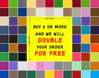 Craft FELT - 22x22 cm Sheets - Select your own colours and Build a 12 Sheet Pack 2 of 2 listings