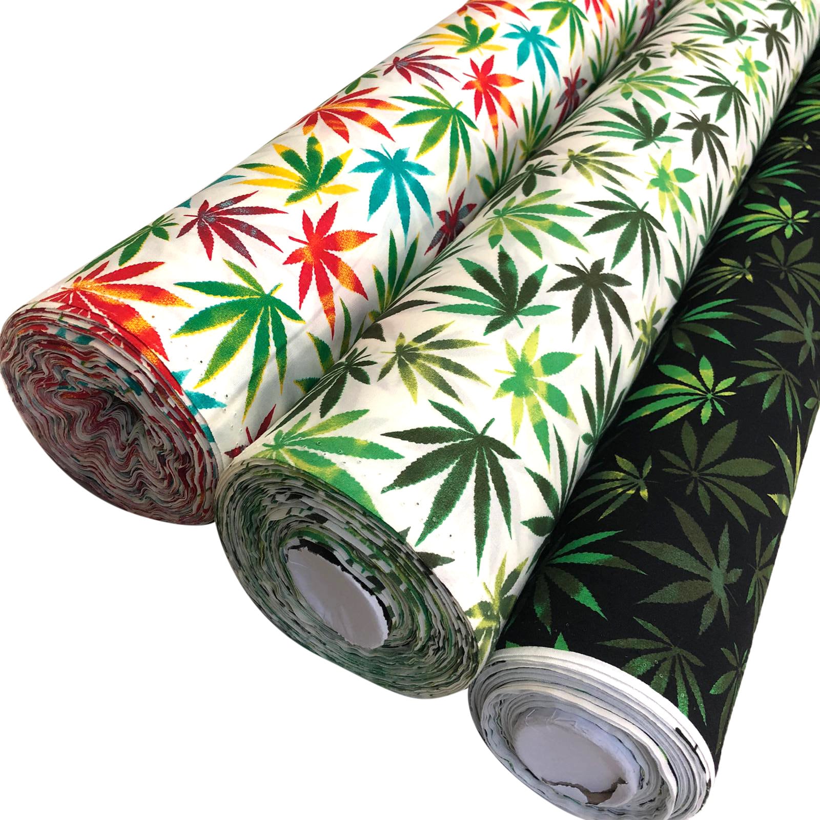 麻柄　一点物　hemp 420 麻の葉 パーテーション 100% Superior Cotton Poplin Fabric Hemp Plant Cannabis Weed