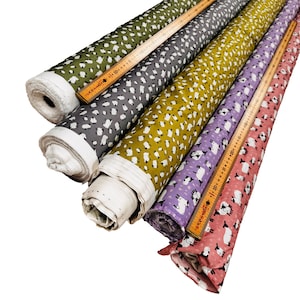 100% Cotton Poplin Fabric Spring Sheep & Lambs Farm Animals Flock 145cm Wide
