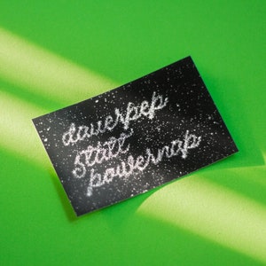 10 Sticker "Dauerpep statt Powernap" Aufkleber im Set aus 10 Pep Party Raven Rave Festival schnee ballern frohe weihnachten ziehn