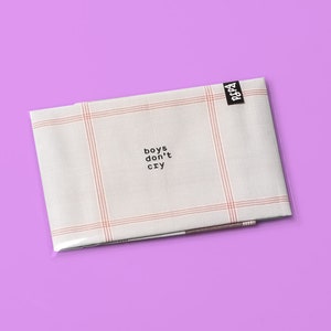 Los niños no lloran: pañuelo de algodón, cada uno único, lavable a 60 grados