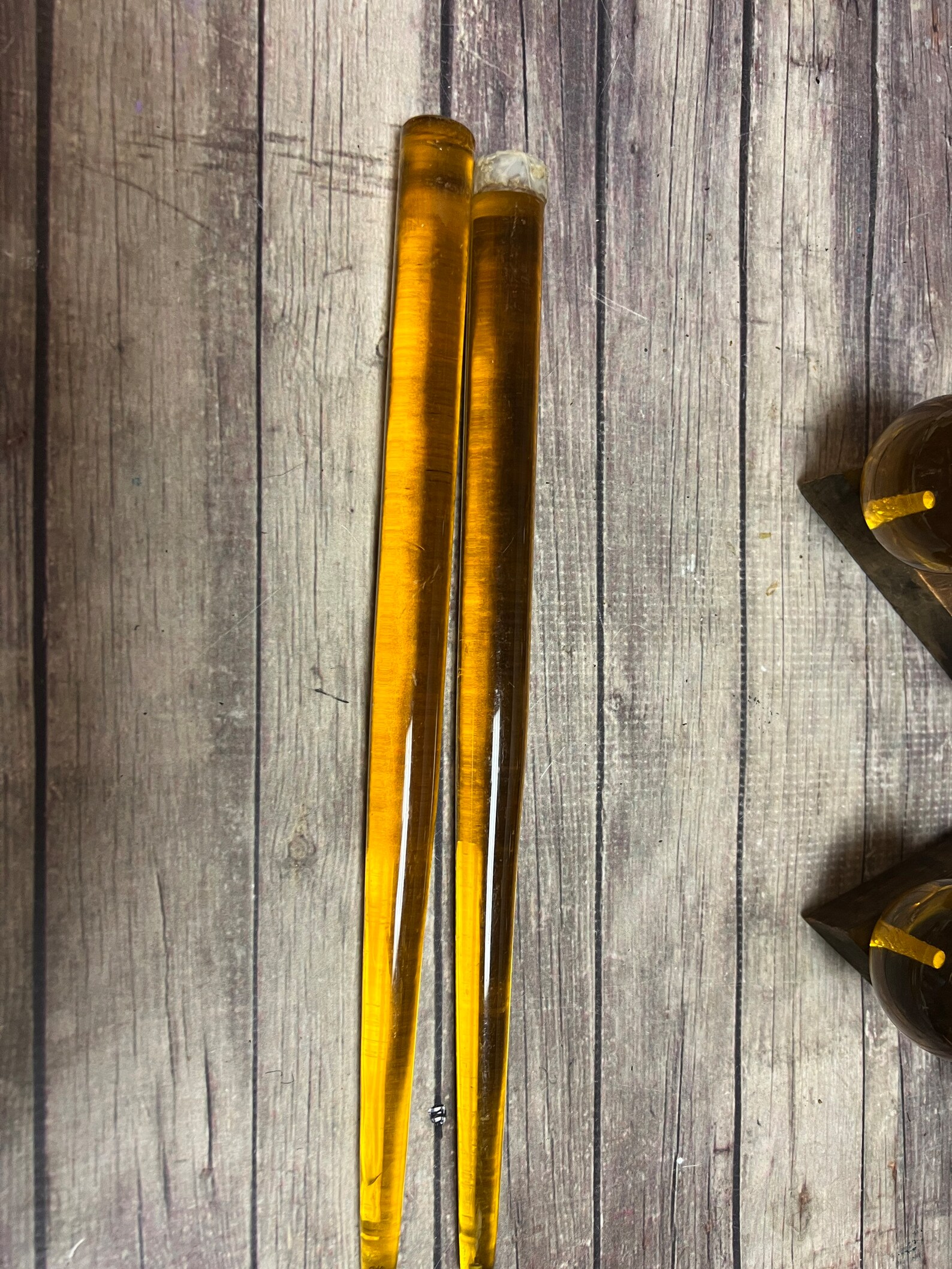 Vintage Lucite Grape Candle Holders With 3 Grapes and 2 Lucite Etsy