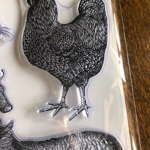 IOD Farm Animals Decor Stamp Iron Orchid Designs Use Paint or Ink ...