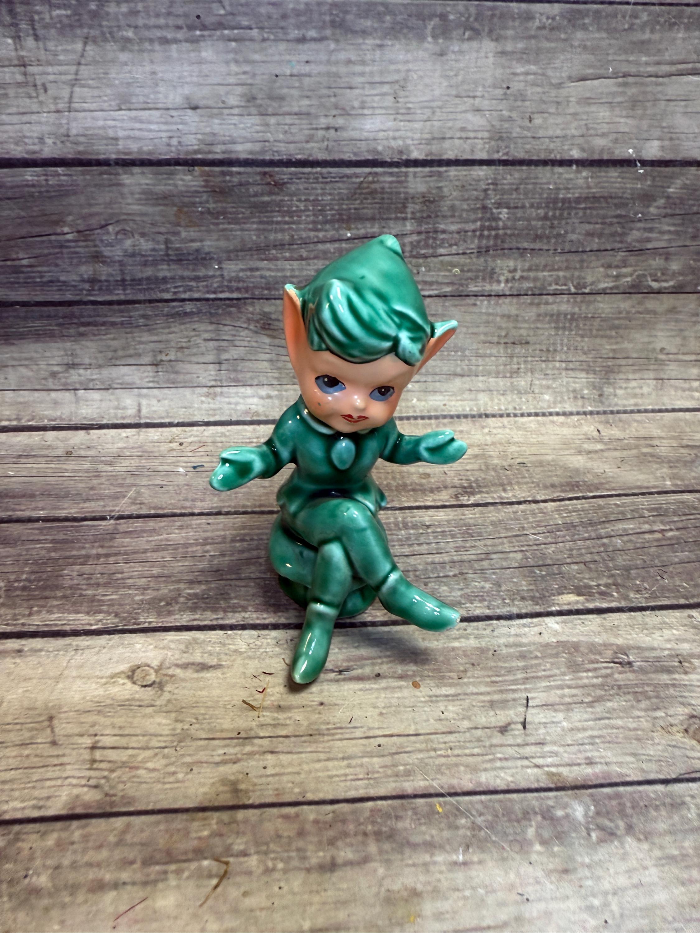 ビンテージ50s 妖精　天使　エルフ　ピクシー　キューピー　ミッドセンチュリー Vintage Pixie Elves Japan - Etsy