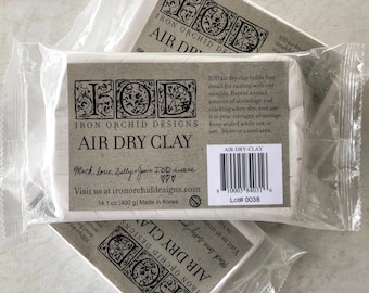 IOD Air Dry Clay: Iron Orchid Designs Moulds