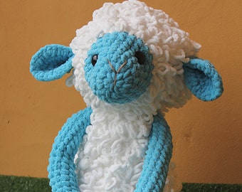 Samo The Sheep / Modello di pecora all'uncinetto