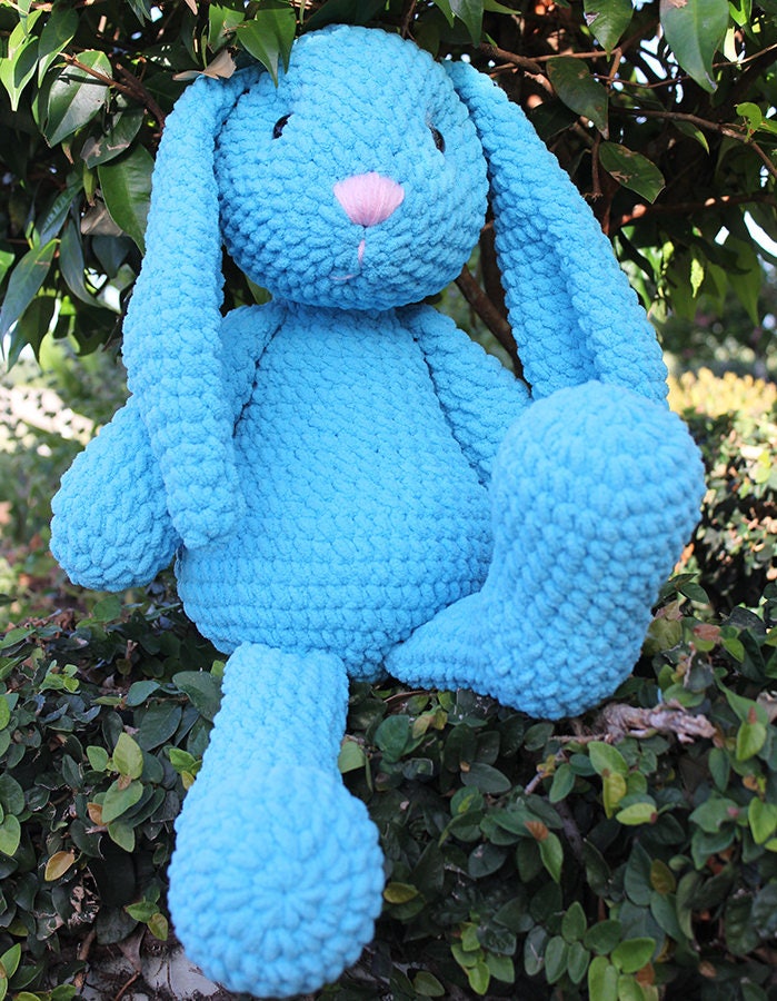 Rusty the Rabbit BIG and Cuddly PDF Crochet Rabbit / Bunny Pattern - Etsy