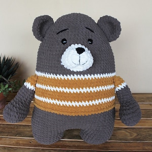 Bazza The Cushion Bear Crochet Pattern