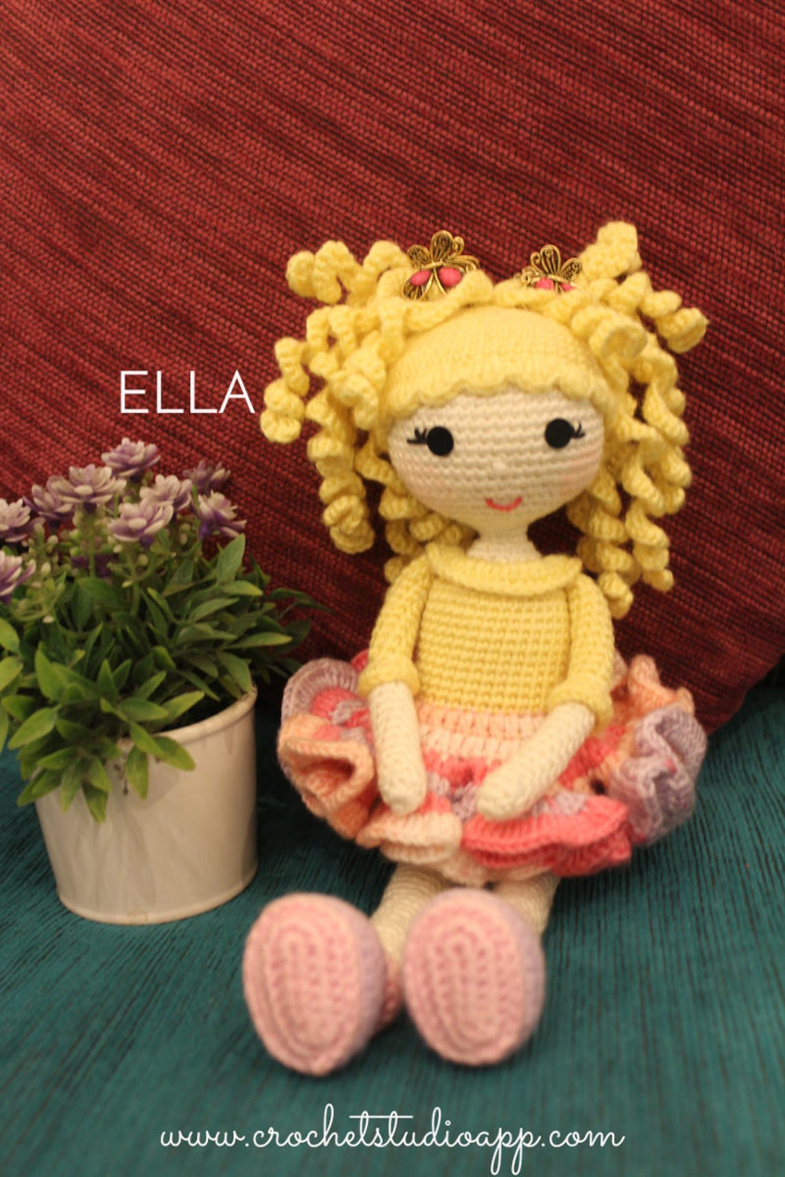 ELLA DOLL Crochet Doll Pattern Etsy