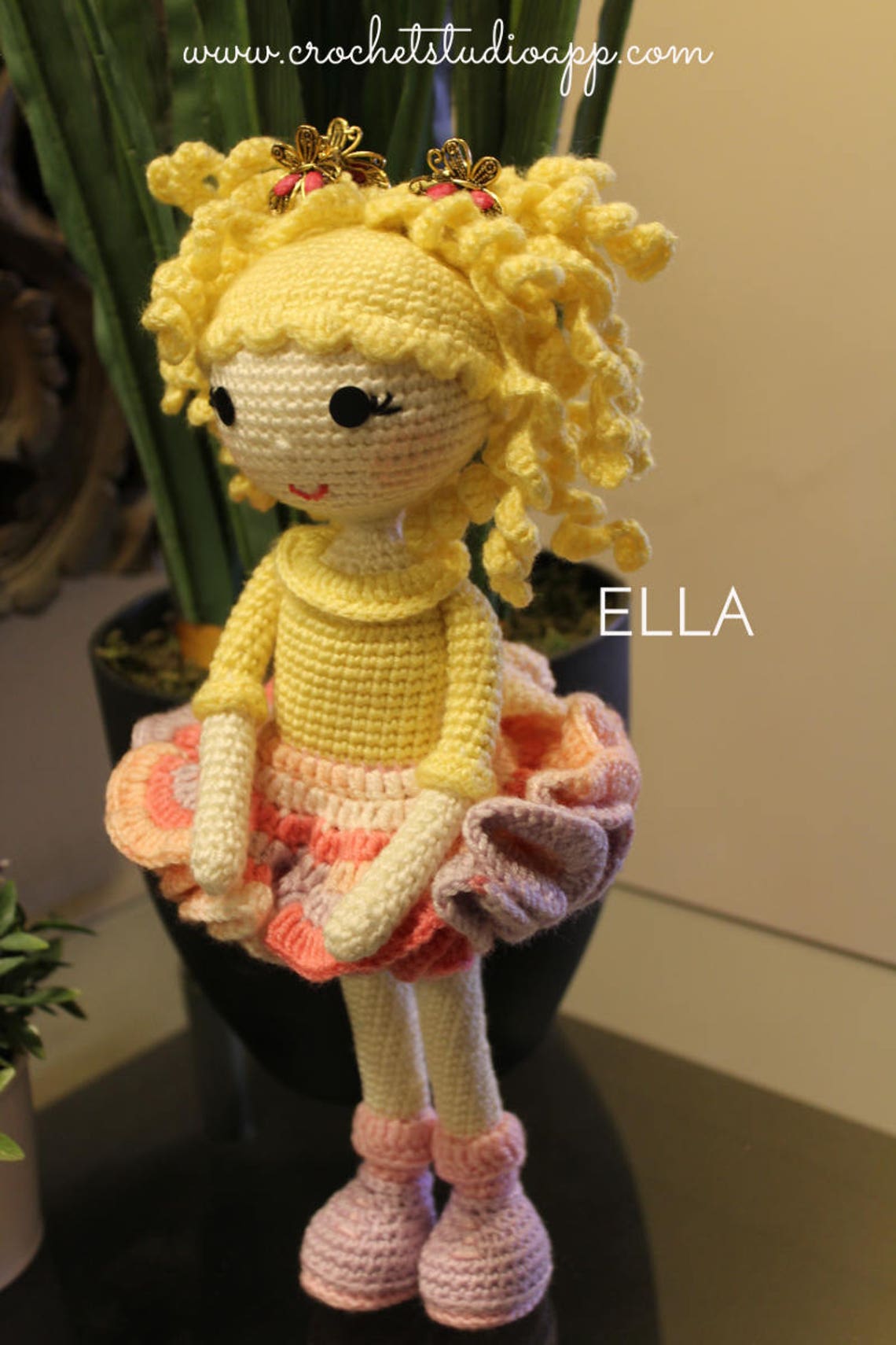 ELLA DOLL Crochet Doll Pattern Etsy