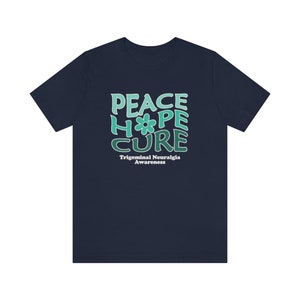 Trigeminal Neuralgia Awareness Unisex Jersey Short Sleeve Tee