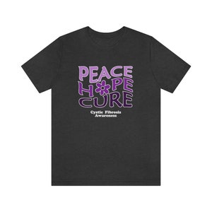 Cystic Fibrosis Awareness Unisex Jersey Short Sleeve Tee
