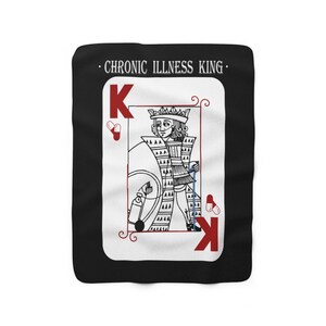 Chronic Illness King Sherpa Fleece Blanket