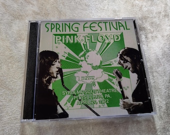 Pink Floyd Spring Festival 1972 Live Pittsburgh Concert Double 2 CD