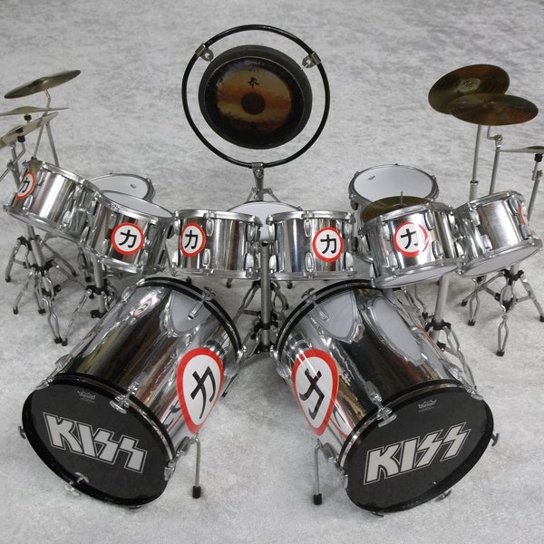 1 6 Scale Miniature Drum Kit Etsy