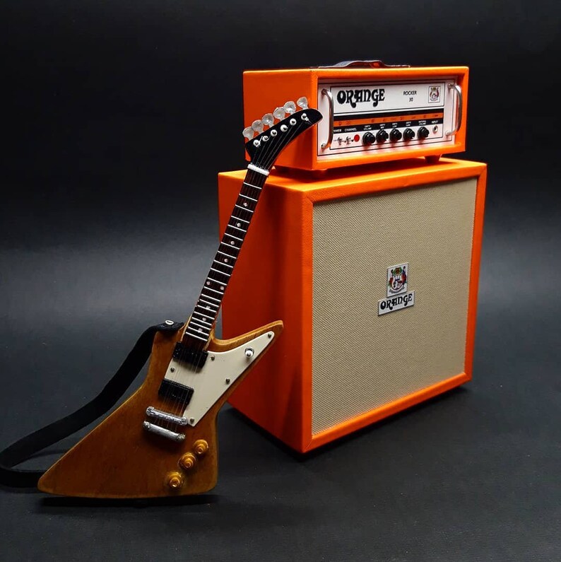 Orange Rocker 30 Amplifier Replica Miniature Model Electric Etsy