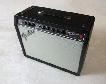 Fender Reverb Amplifier Only Replica Miniature Model Handcrafted Electric Guitar Amp