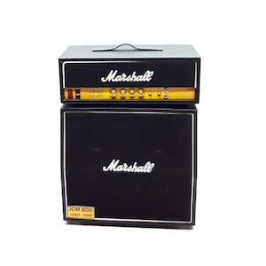 Marshall Amplifier Replica Miniature Model Electric Mini Guitar Amp Stack Limited Edition Black