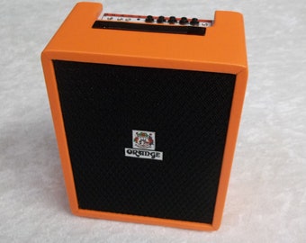 Orange Crush 50 British Amplification Miniature Bass Replica Guitar Mini 1/6 Scale Amp