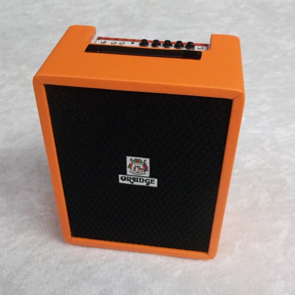 Orange Crush 50 British Amplification Miniature Bass Replica Guitar Mini 1/6 Scale Amp