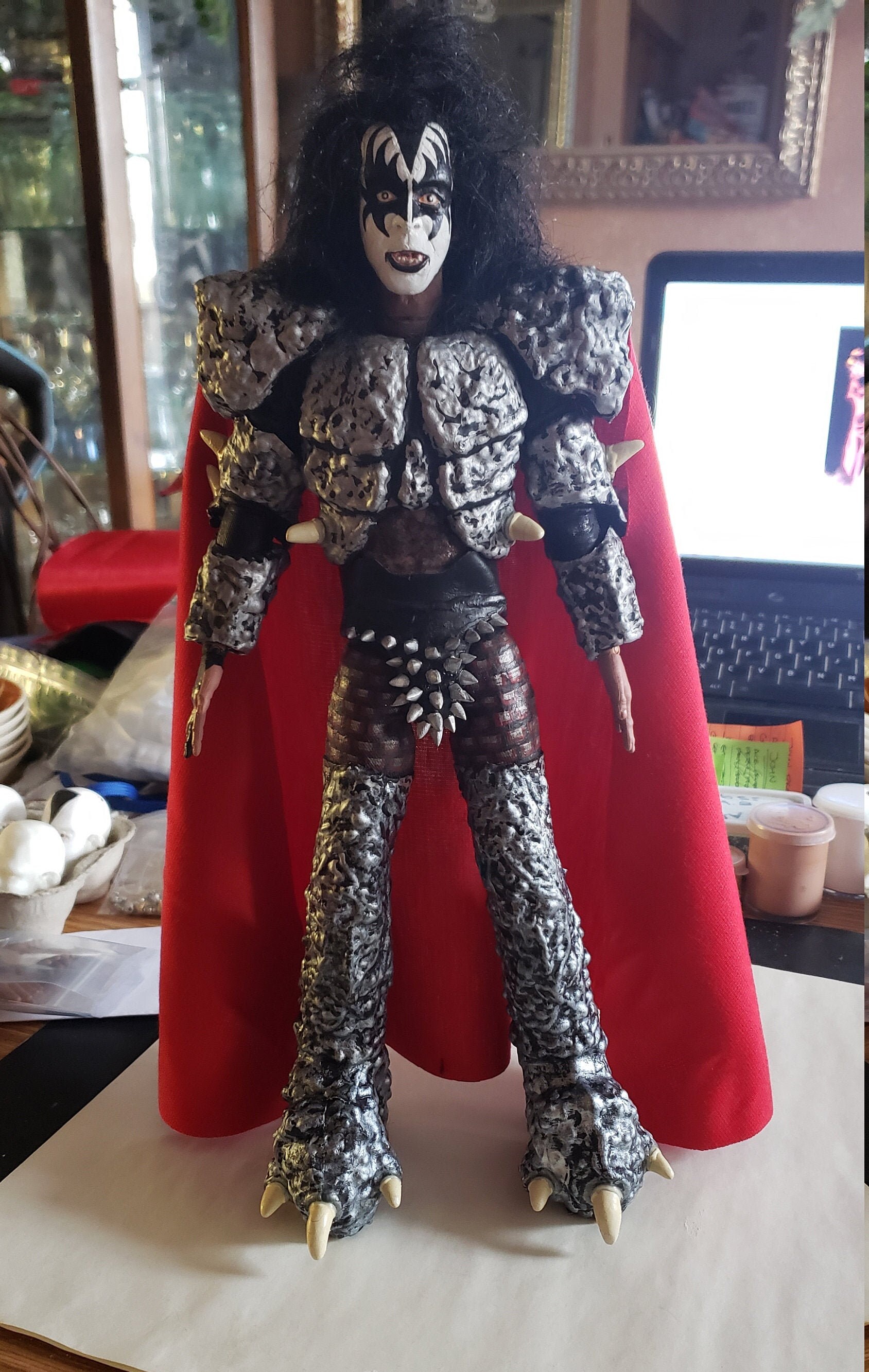 KISS Gene Simmons Dynasty Custom 1/6 Scale 12 Inch Replica