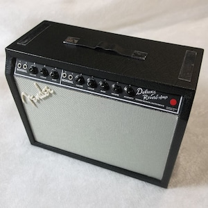 Fender Deluxe Reverb versterker Replica miniatuurmodel handgemaakte elektrische gitaar comboversterker
