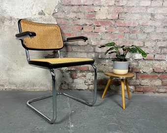 Thonet S64 Freischwinger Stuhl Marcel Breuer Buche mit Wiener Geflecht Vintage Bauhaus Esszimmerstuhl Küchenstuhl gebraucht kaufen