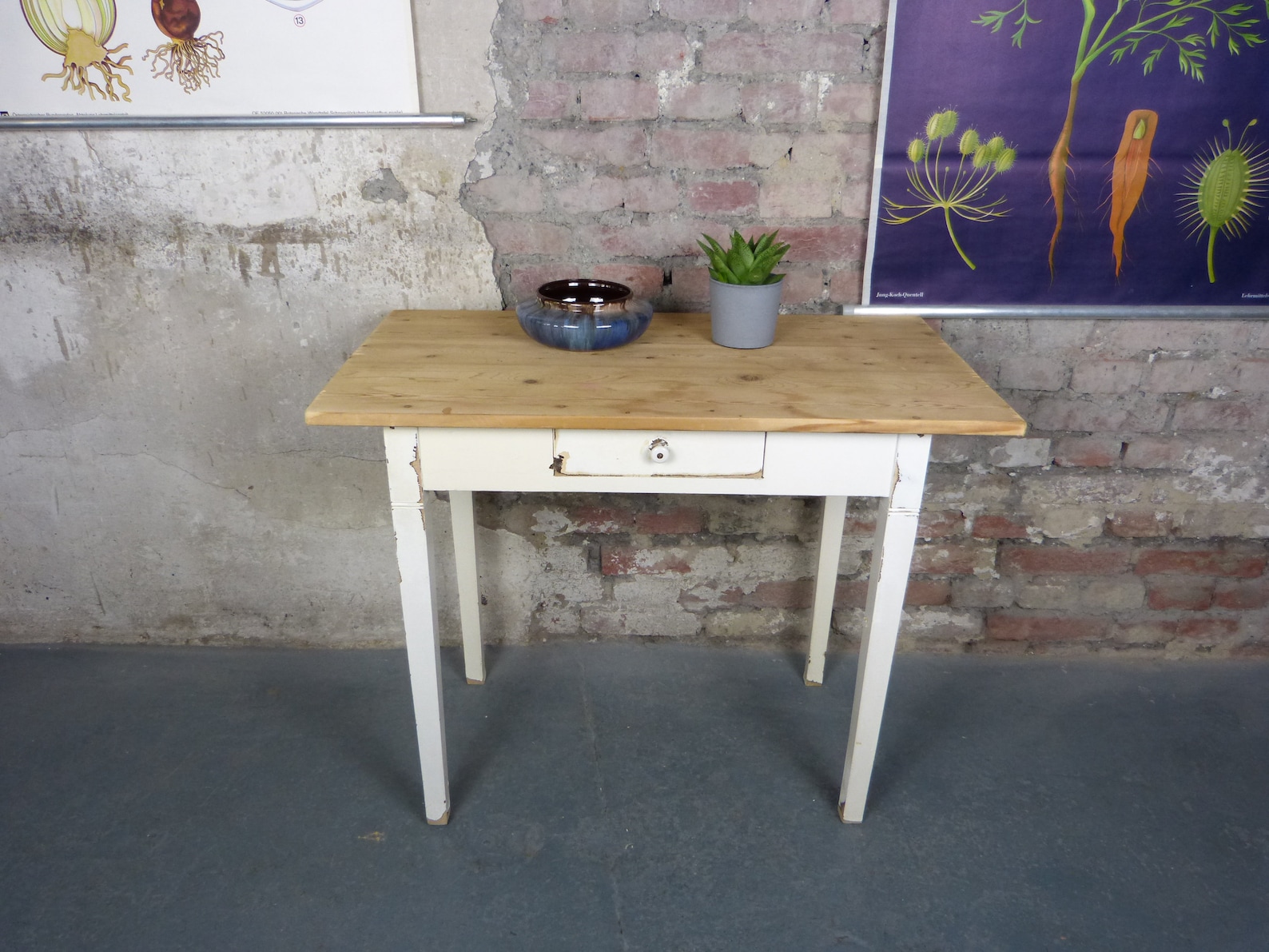 Vintage Esstisch Küchentisch Tisch Holztisch Schreibtisch