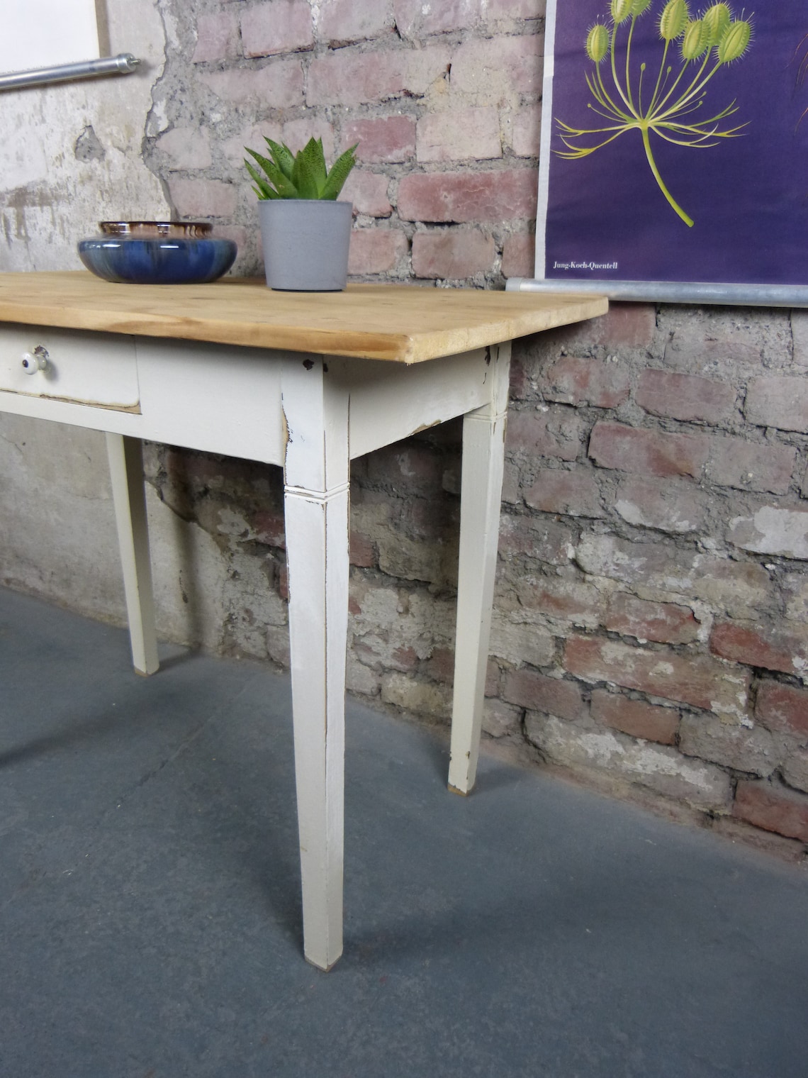 Vintage Esstisch Küchentisch Tisch Holztisch Schreibtisch