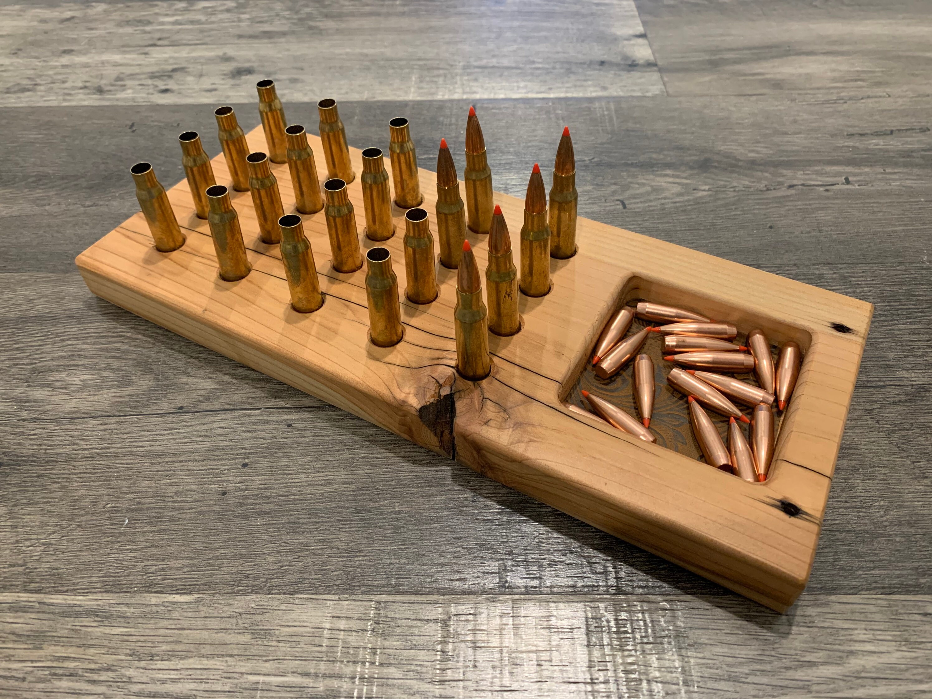 Wood Reloading Block Shell Holder Etsy