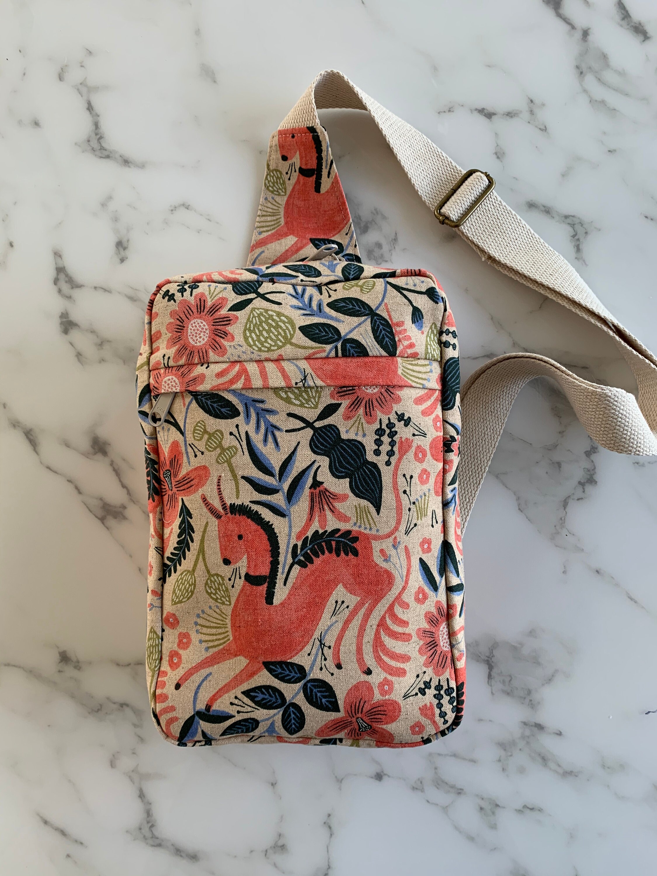 Compact cute sling bag crossbody adjustable strap Sandhill Etsy