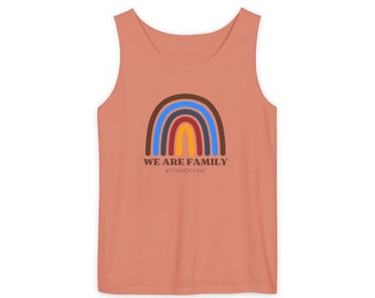 We Are Family - The Indo Link - Unisex Garment-Dyed Tank Top, indo link, indo, dutch indo, indonesian