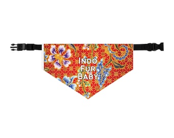 Indo Fur Baby - Pet Bandana Collar, Indo Pride, Dutch Indo, Dog, Gifts