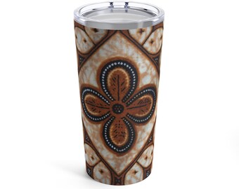 Brown Batik - Tumbler 20oz