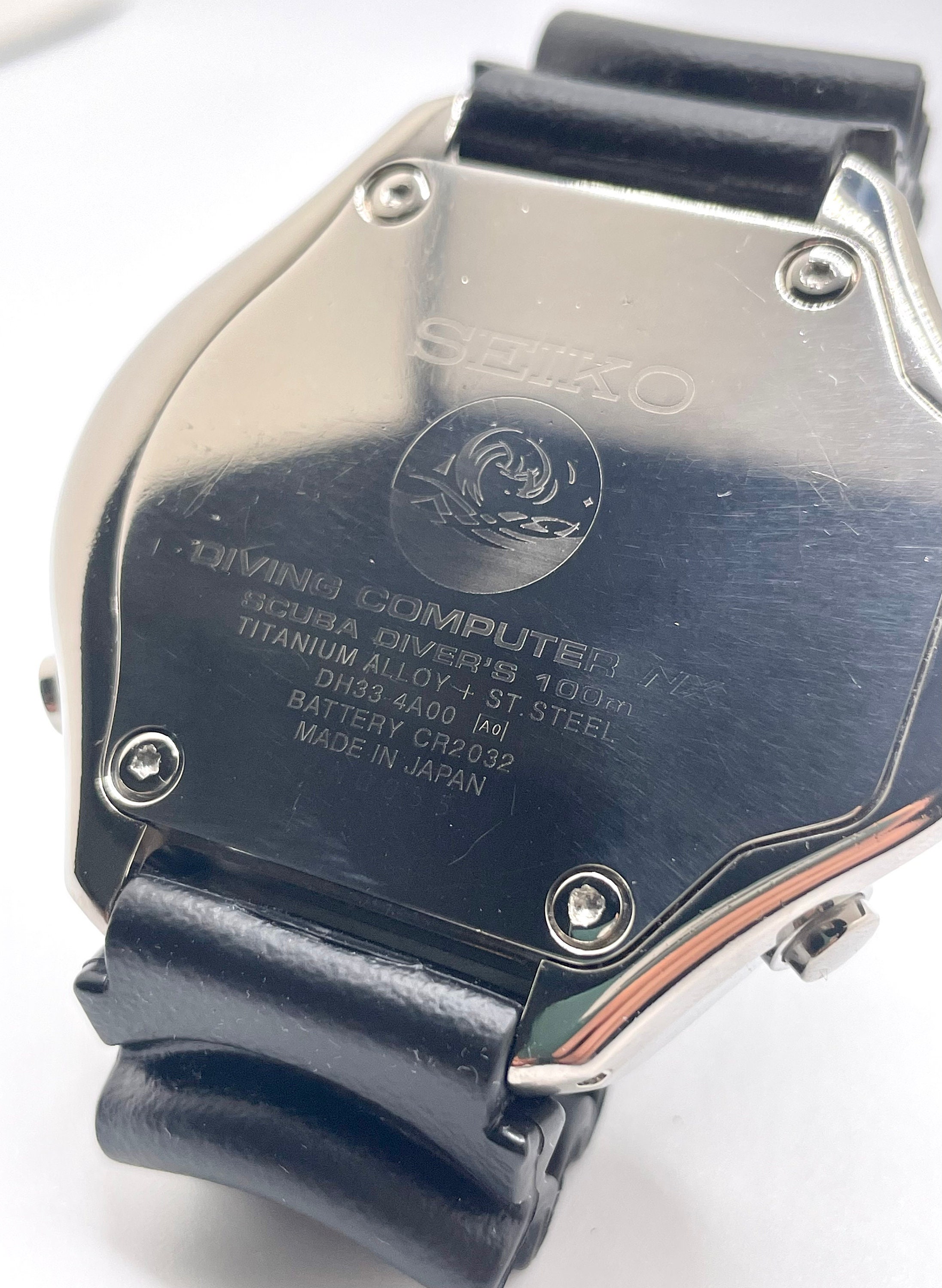 Gebraucht Seiko DH33 4A00 Scuba Diving Computer NX Digital Uhr Etsy