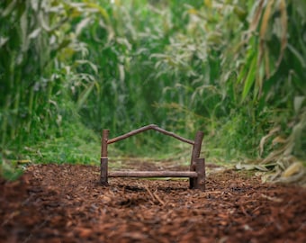 Digital Backdrops for Photographers / Cornfield Corn Maze Bench /Photoshop / Backgrounds and Overlays
