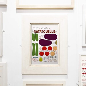 Ricette illustrate: Menù estivo – 4 poster 30x40