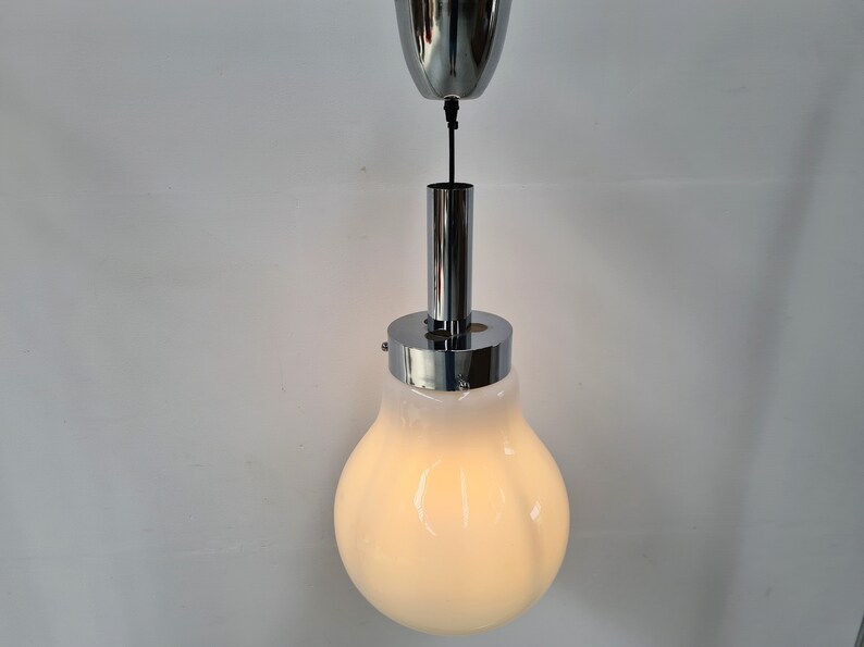 Mazzega Style Bulb Pendant Lamp, 1970s Space Age image 8