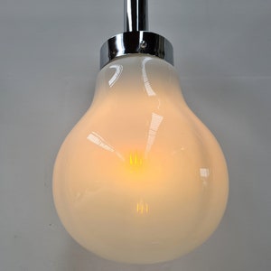 Mazzega Style Bulb Pendant Lamp, 1970s Space Age image 4