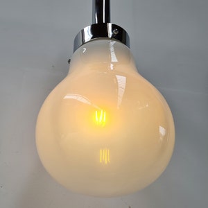 Mazzega Style Bulb Pendant Lamp, 1970s Space Age image 7